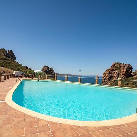 L'Estasi Tanca Piras A Bordo Piscina Con Vista Mare Villa Nebida Eksteriør billede