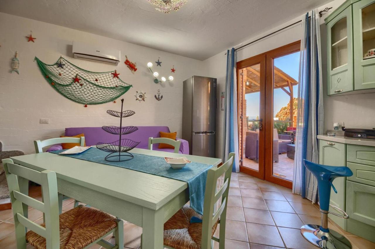 L'Estasi Tanca Piras A Bordo Piscina Con Vista Mare Villa Nebida Eksteriør billede